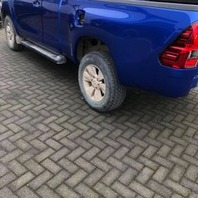 Blauwe truck